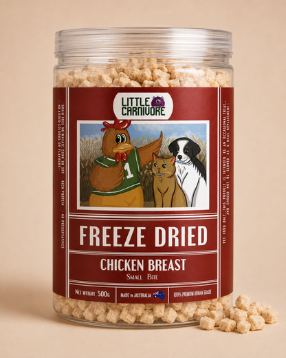 LITTLE CARNIVORE Freeze Dried Chicken Breast(Small bites)